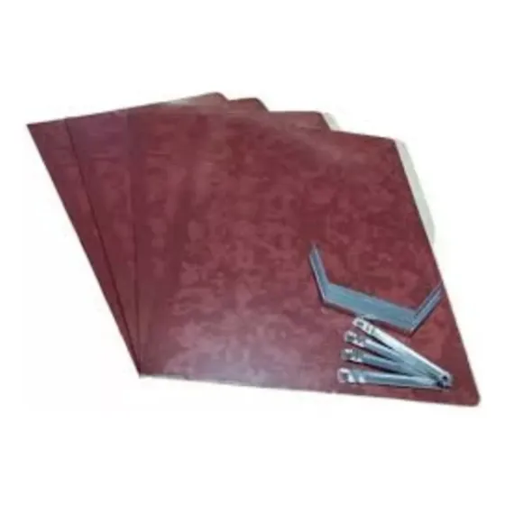Carpeta Marrón Oficio Con Ganchos Paquete X 25 Unidades