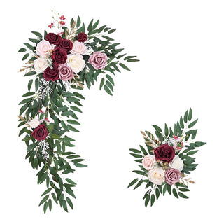 Guirnalda Colgante Decorativa De Boda Con Arco Verde, Guirnalda Colgante Decorativa De Boda Con Arco Verde,