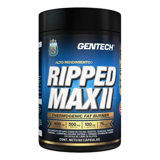 Ripped Max Il 60 Tabs Quemador Grasas Gentech