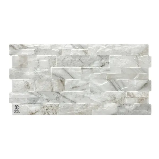 Fachaleta Fachada Importada  Española Bera Blanco 25x50