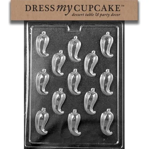 Molde De Chocolate Y Caramelo Dress My Cupcake, Con Guindill