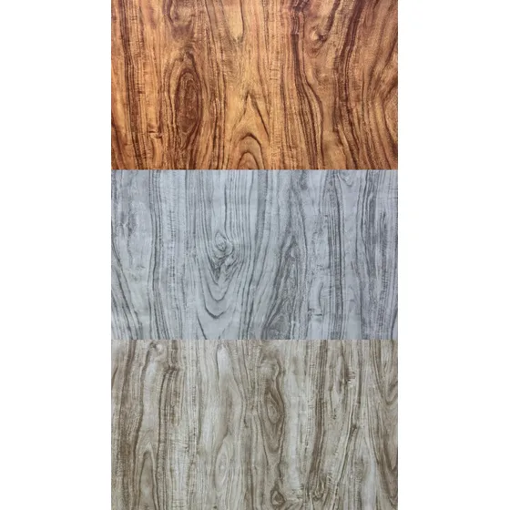 Papel Tapiz De Vinil Autoadhesivo Tipo Madera