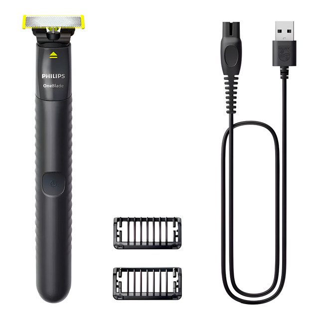 Aparador De Pelos Philips Oneblade Qp1424/10, Preto Aparador De Pelos Philips Oneblade Qp1424/10, Preto
