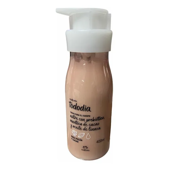 Crema Corporal Natura 400 Ml Nuez Pecan Y Cacao