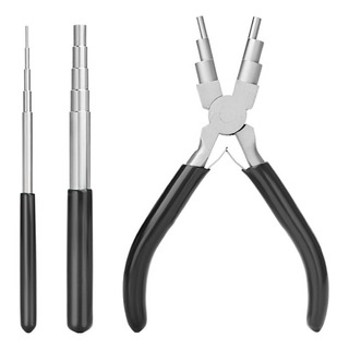 Herramienta Para Hacer Bucles, Mandril Y Alicate 6 En 1 Para Herramienta Para Hacer Bucles, Mandril Y Alicate 6 En 1 Para