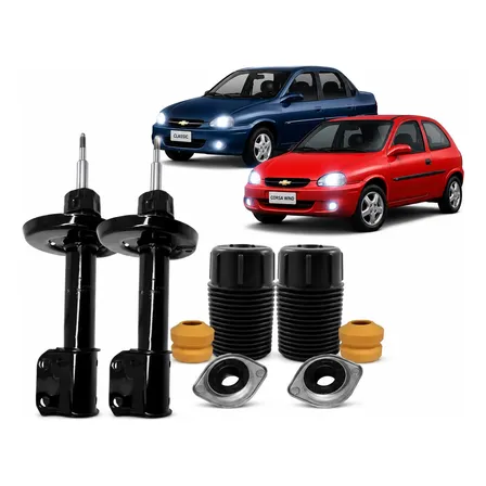 Kit + Par Amortecedor Dianteiro Corsa/classic 1995/2012
