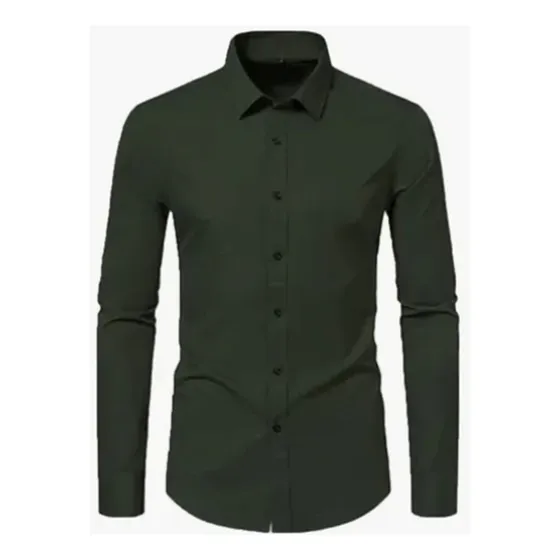 Camisas  Manga Larga Caballeros Casuales Slim Fit