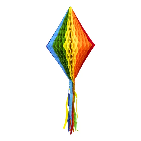 3x Balão Sanfonado De Papel Festa Junina Grande 40cm Cor Colorido