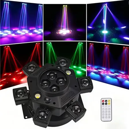 Moving Head Light 200w 10 Leds Rgbw Dmx Iluminação Festa Dj 127/220v
