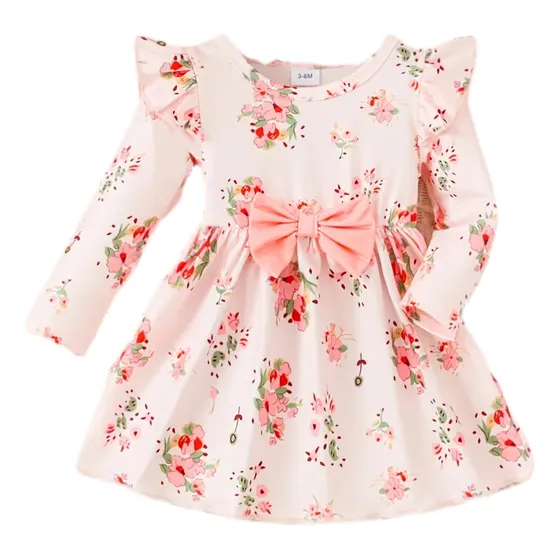 Vestido Con Flores. Vestido Floreado