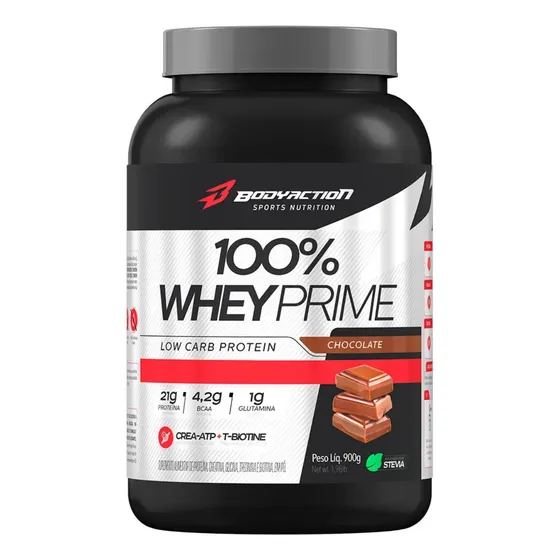 100% Whey Protein Concentrado Com Creatina 900g Bodyaction 
