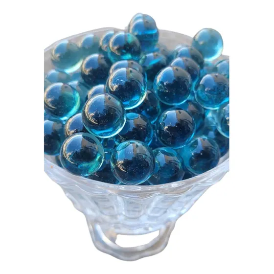 Bolinha De Gude Lisa Azul Pacote C/ 1000 Un Fubeca Bolita