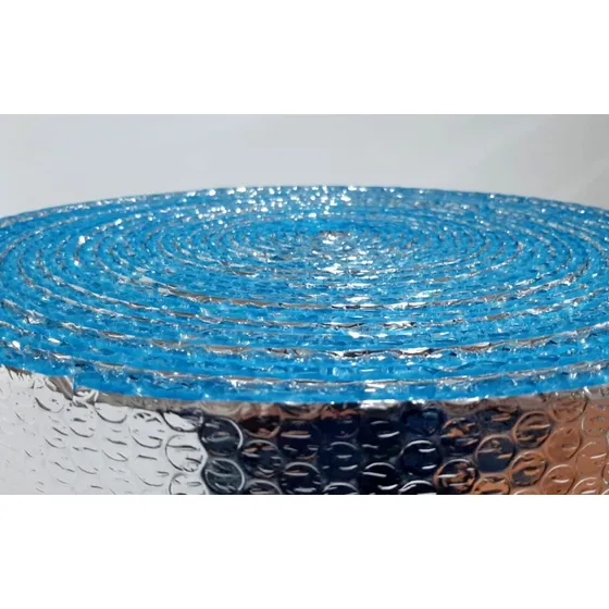 Aislante Térmico Reflex Plata 2 Lados Rollo 38 Mts X 61 Cm.