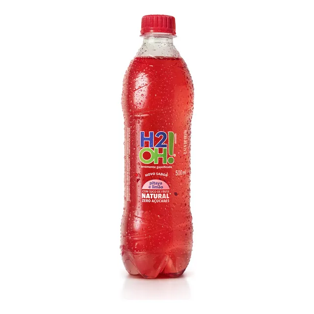 Bebida Refrescante H2oh Pitaya E Limão Zero Áçucar 500ml