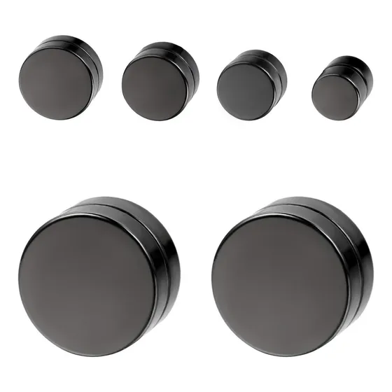 Aroncent 4 Pares De Aretes Magnéticos Para Hombres De Acero