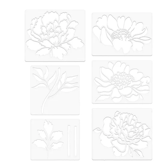 Plantillas De Pared Para Pintar Plantillas De Flores Para Pi