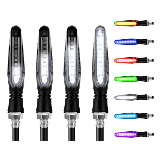 Direccionales Led Moto Secuencial Indicador Intermitente 4pz