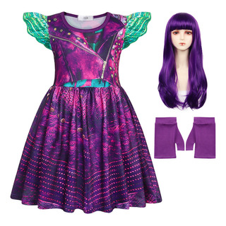 E Mal Traje Para Meninas Roupa De Dia Das Crianças Festa Hal E Mal Traje Para Meninas Roupa De Dia Das Crianças Festa Hal