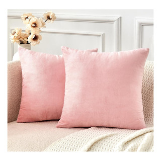 Cubiertas De Almohada De Tiro Con Gritos Juego De Rosa De 2 Cubiertas De Almohada De Tiro Con Gritos Juego De Rosa De 2