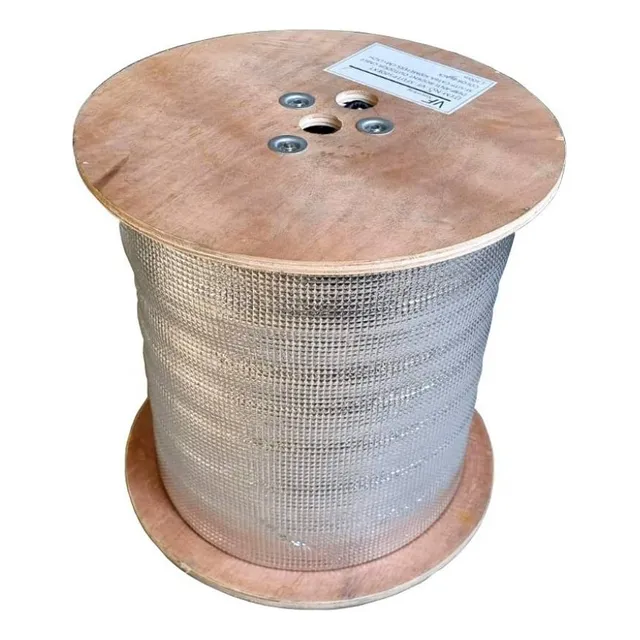 Bobina De Cable U/utp -vf- Exterior Cat6a  Negro 500 Mt