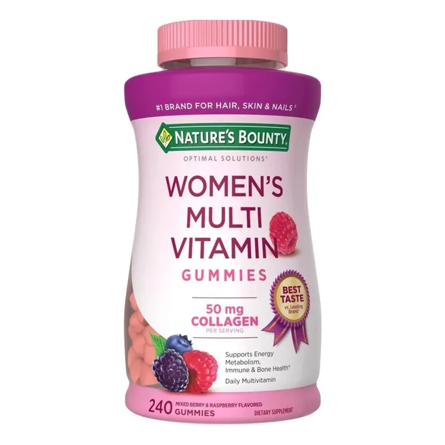 Multivitaminico Mujer + Colageno Natures Bounty 240 Gomitas