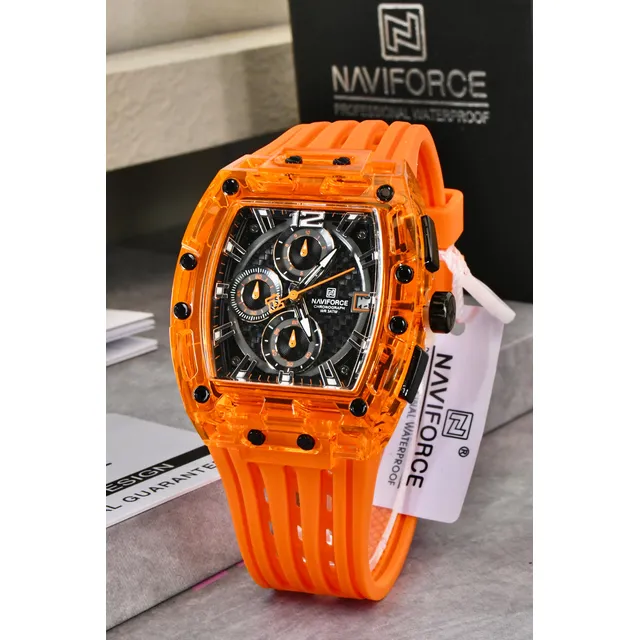 Reloj Naviforce Original Caja Acrílica Premium