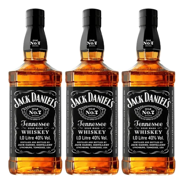 Whiskey Jack Daniel's N° 7 1.0 Lt Pack 3