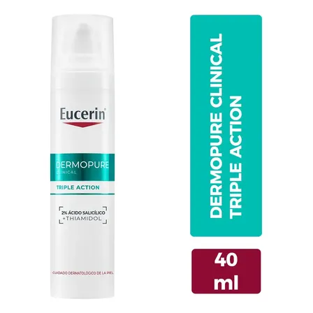 Eucerin Dermopure Triple Effect Serum 40ml Piel Grasa O Acné Día/noche