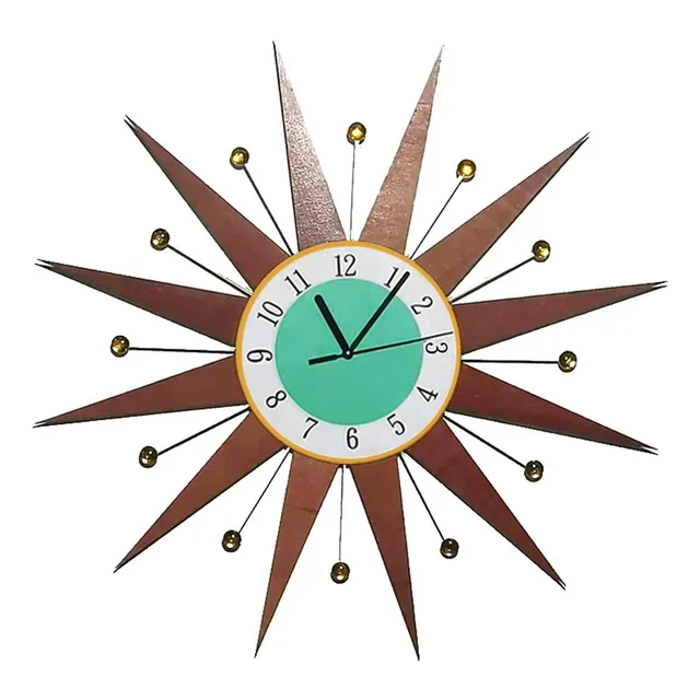 Reloj Pared Madera Para Decoracion Oficina Sala Estar Luz