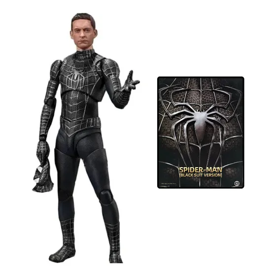 Ct Toys - Spider-man Black Suit Version - Bootleg Mafex