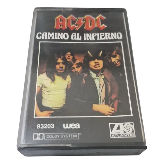 Ac / Dc Camino Al Infierno Cassette Nacional Estándar