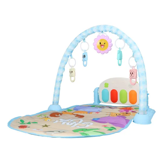 Gimnasio Con Piano Alfombra Para Bebe Rosado