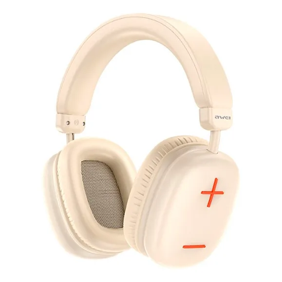 Audifonos Awei At6 Beige Mostaza