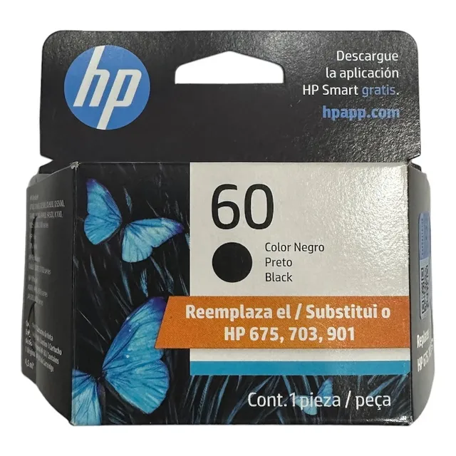 Cartucho Hp 675 Negro Original