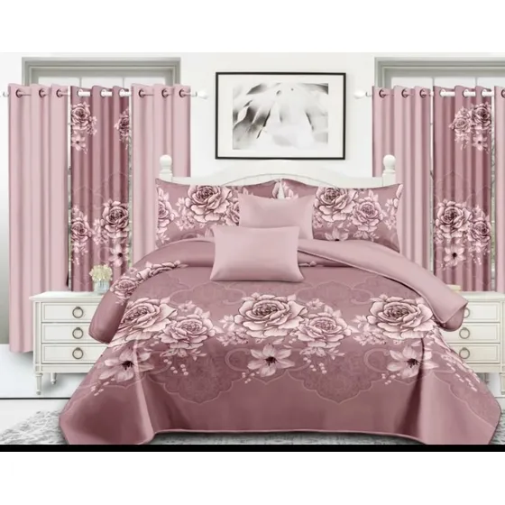 Acolchado Zyporah 2 Plazas Queen Cotton Flor