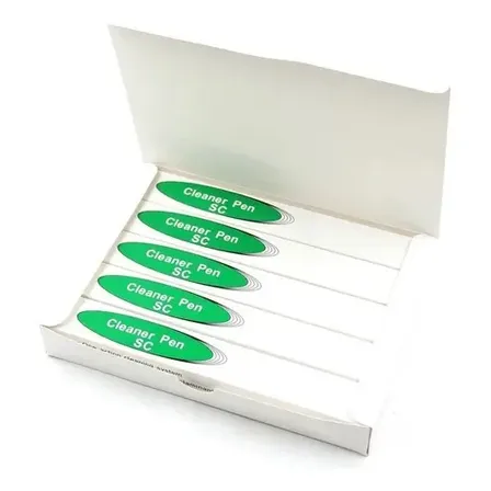 Kit 5 Canetas CCS Para Limpeza Conectores Ópticos SC 2.5mm 800 Limpezas