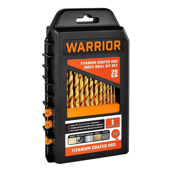 Juego De Mechas Titanio Para Metales 29 Pzas Warrior