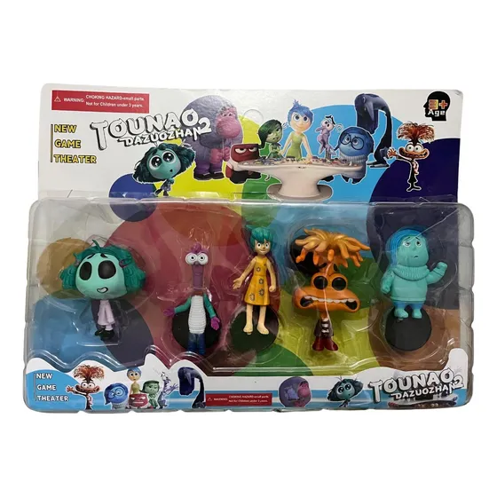 Intensamente 2 Pack 5 Personajes Intensamente Juguete