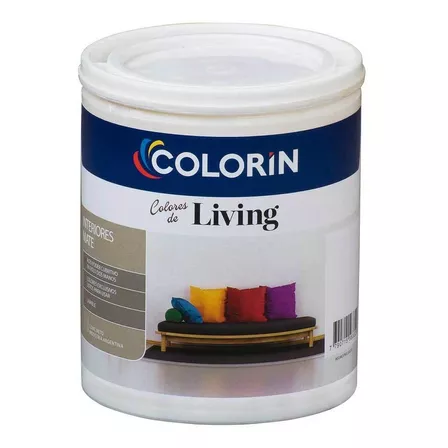 Colorin Living Pintura Latex Interior Mate Colores 1l Color Ciboulette