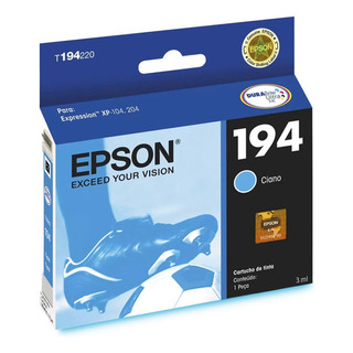 Cartucho De Tinta Epson Ciano Para Stylus Xp-104/204 (eps01) Cartucho De Tinta Epson Ciano Para Stylus Xp-104/204 (eps01)