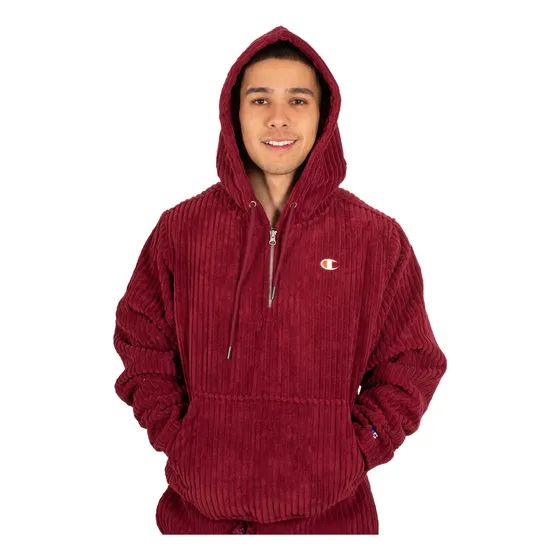 Buzo Champion Cordury Hombre Moda Bordó
