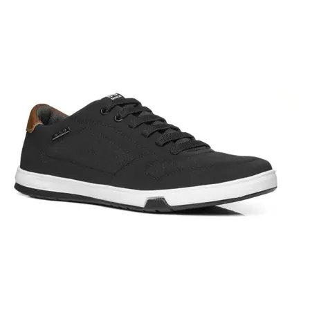 Sapatênis Pegada Masculino Em Microfibra Preto 170428-07 Preto Lisa 43 Br