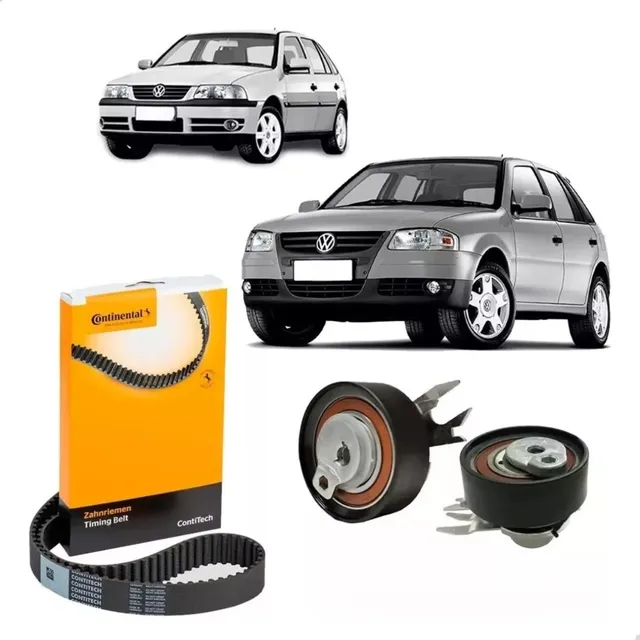 Correia Dentada Continetal + Rolamento Tensor Gol G3/g4 8v