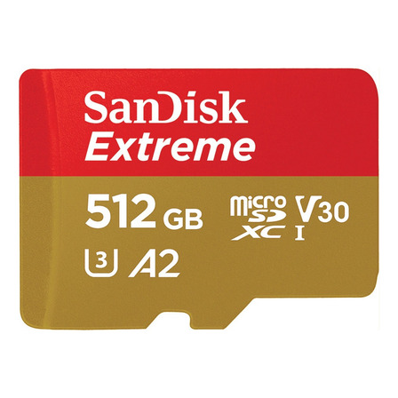Sandisk Tarjeta De Memoria 512gb Extreme Microsdxc Uhs-i Velocidad De Lectura Hasta 190mb/s Velocidad De Escritura 130mb/s Sandisk Tarjeta De Memoria 512gb Extreme Microsdxc Uhs-i Velocidad De Lectura Hasta 190mb/s Velocidad De Escritura 130mb/s