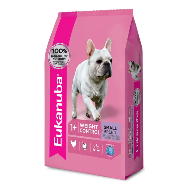 Eukanuba weight control alimento para perro raza pequeña bolsa 3kg