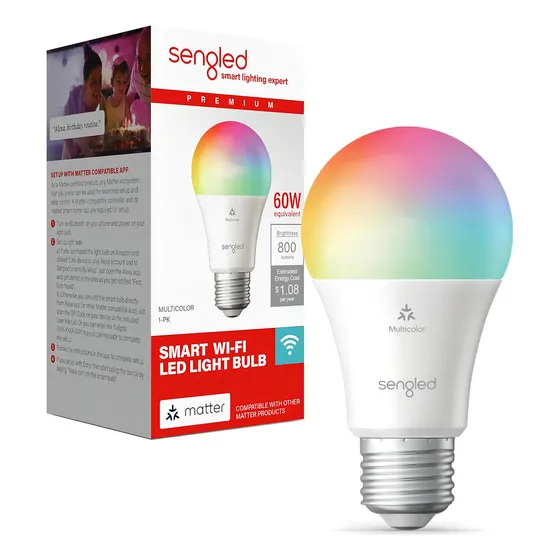 Lâmpada Sengled Smart Lighting Premium 60w Amazon Alexa Light Color Rgb 127v