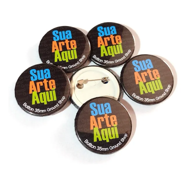 12 Botons Personalizados 3,5cm Bottons Button Broche Botom