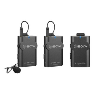 Microfone Lapela Duplo By-wm4 Pro K2 Sem Fio P/ Smartphone Microfone Lapela Duplo By-wm4 Pro K2 Sem Fio P/ Smartphone
