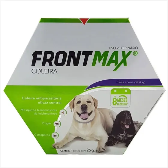 Frontmax Antipulgas Carrapatos Leishmaniose Cães Acima 4kg