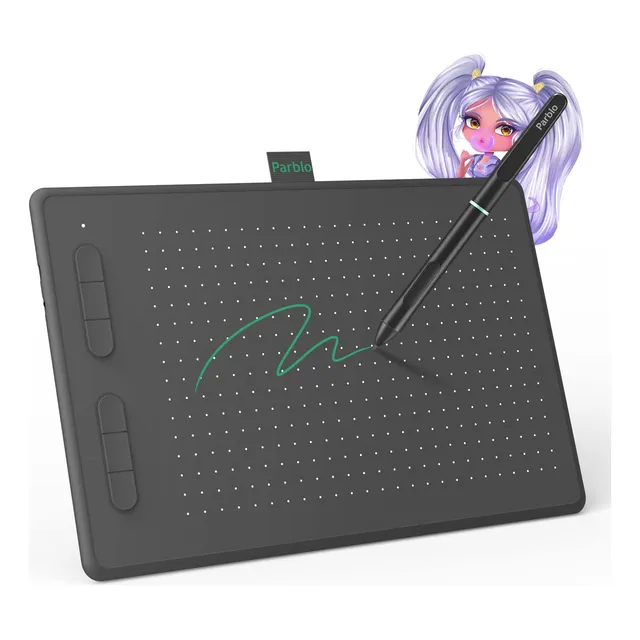Tableta Dibujo 8192 Nivel Presion Lapiz Digital Para Linea